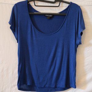 Blue and Red Crop Tops
